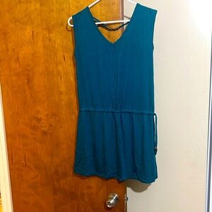 Deep teal swim cover up